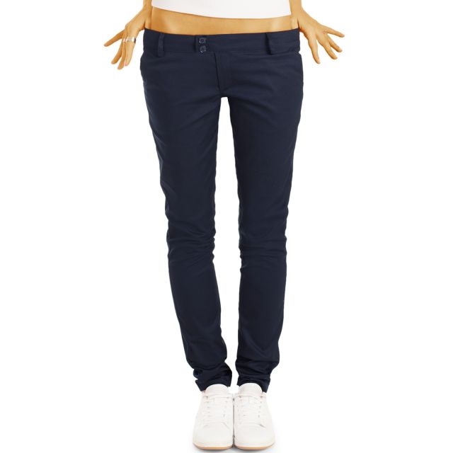 be styled  Chinos, Stoffhosen, röhrige hüftige Passform, mit Stretch  - Damen - h15a